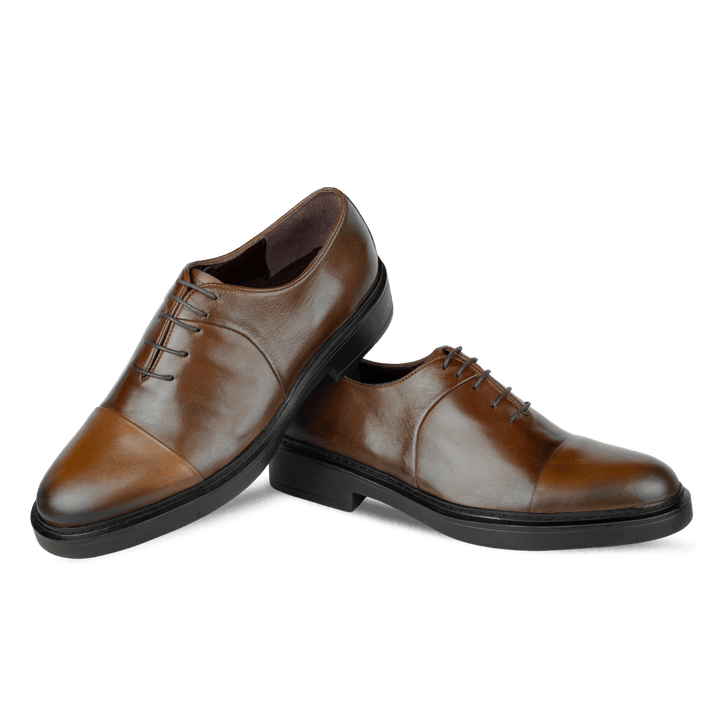 Edouard: Richelieu Homme - Cuir Marron - Bleather Maroc