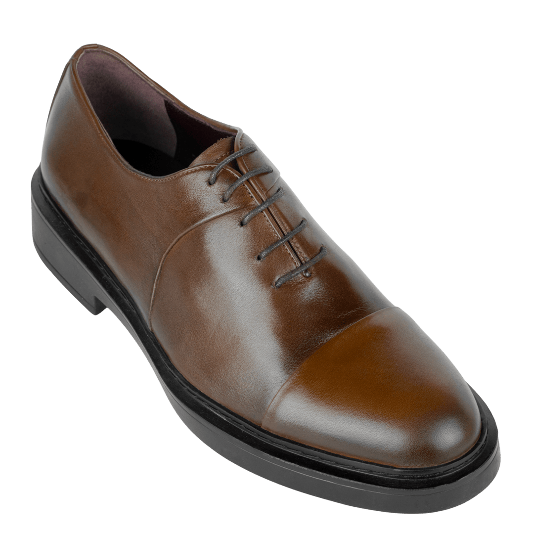 Edouard: Richelieu Homme - Cuir Marron - Bleather Maroc