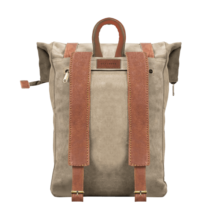 EliteExplorer: Sac à dos - Daim Vert Clair - Bleather Maroc