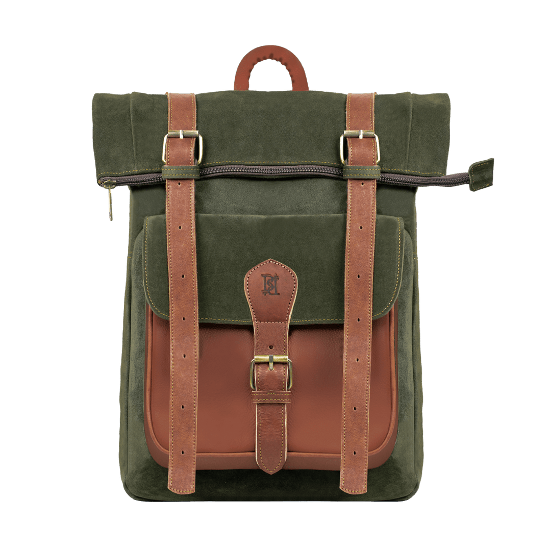 EliteExplorer Sac a dos Daim Vert Fonce Bleather UK bleather.ma