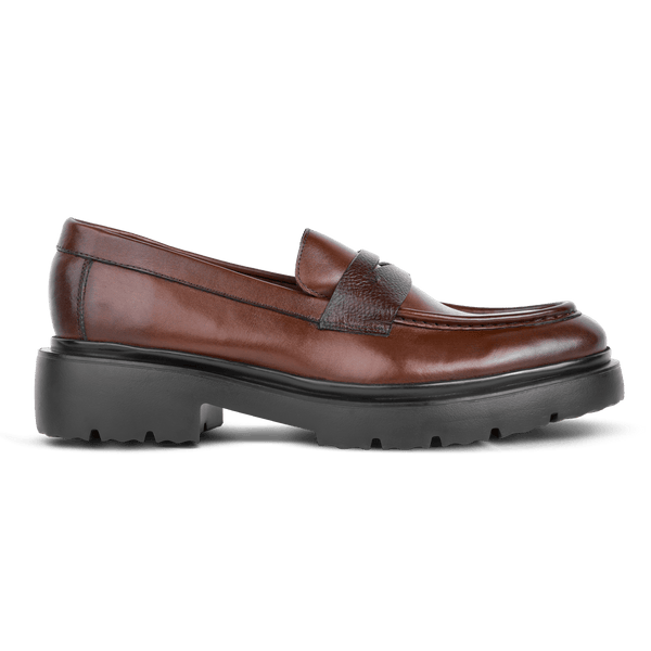 Elliot: Mocassin Homme - Cuir Marron