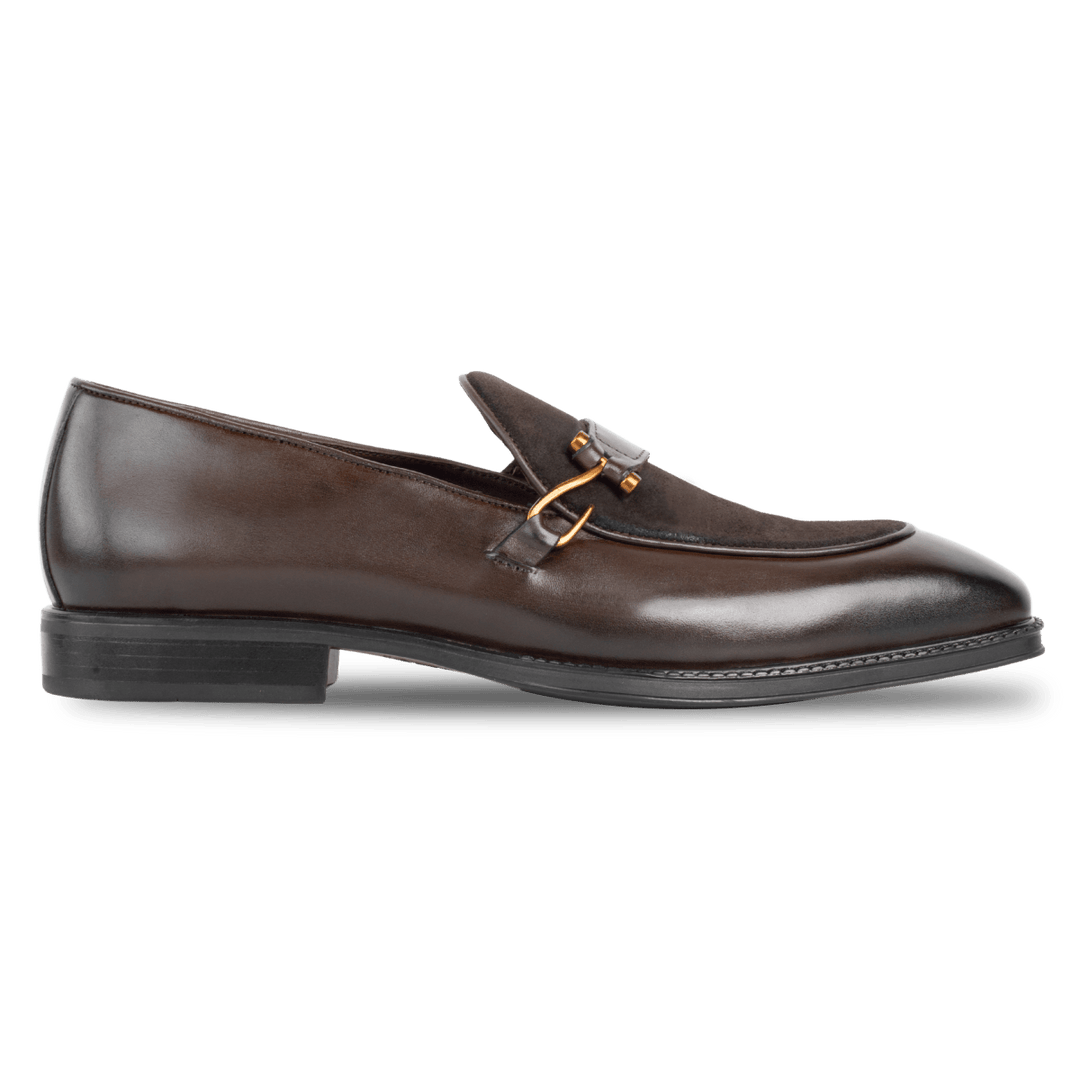 Elvy : Mocassin Homme - Cuir Marron - Bleather Maroc