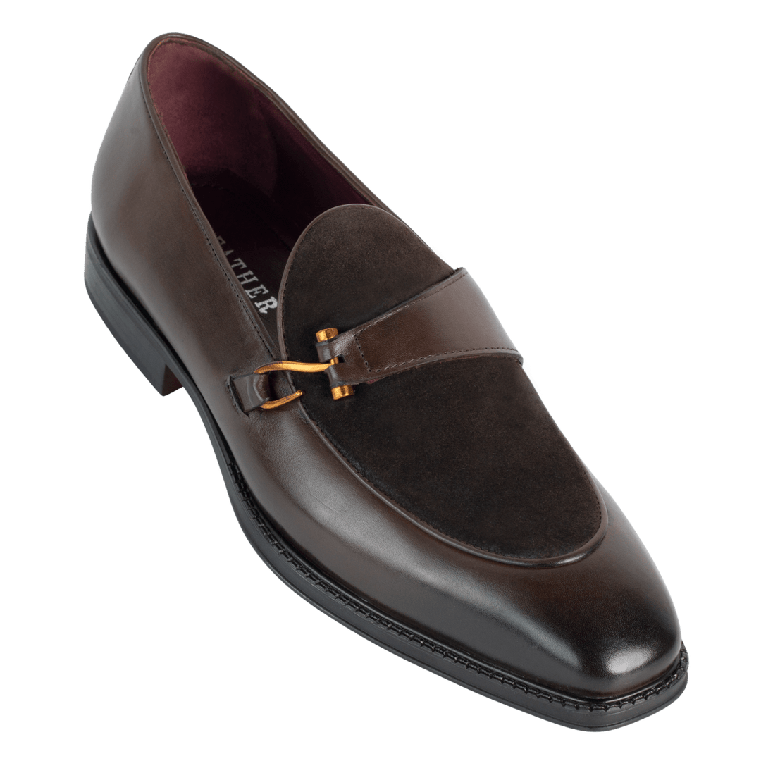 Elvy : Mocassin Homme - Cuir Marron - Bleather Maroc