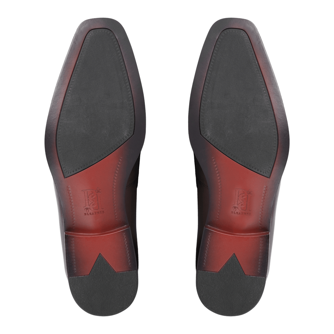 Elvy : Mocassin Homme - Cuir Marron - Bleather Maroc