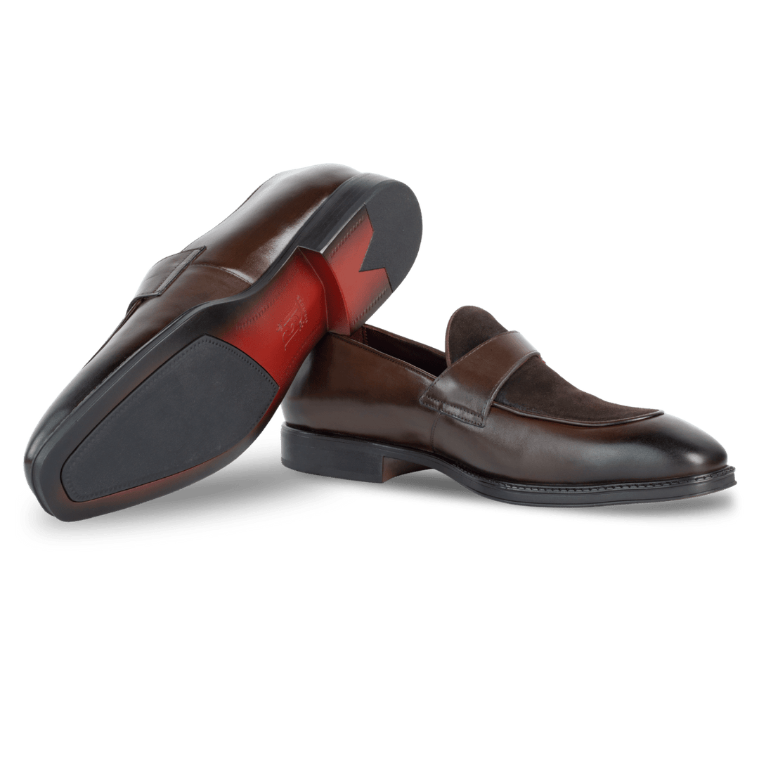 Elvy : Mocassin Homme - Cuir Marron - Bleather Maroc
