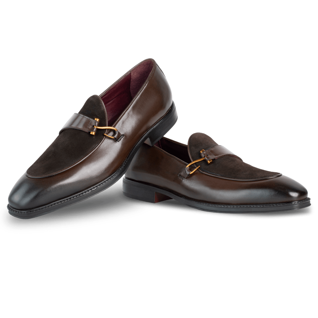 Elvy : Mocassin Homme - Cuir Marron - Bleather Maroc