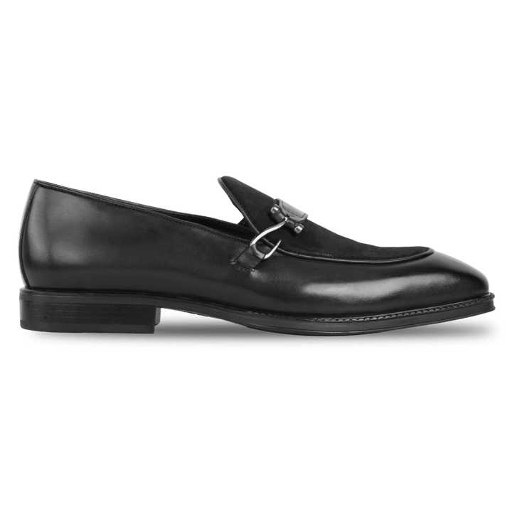 Elvy : Mocassin Homme - Cuir Noir - Bleather Maroc