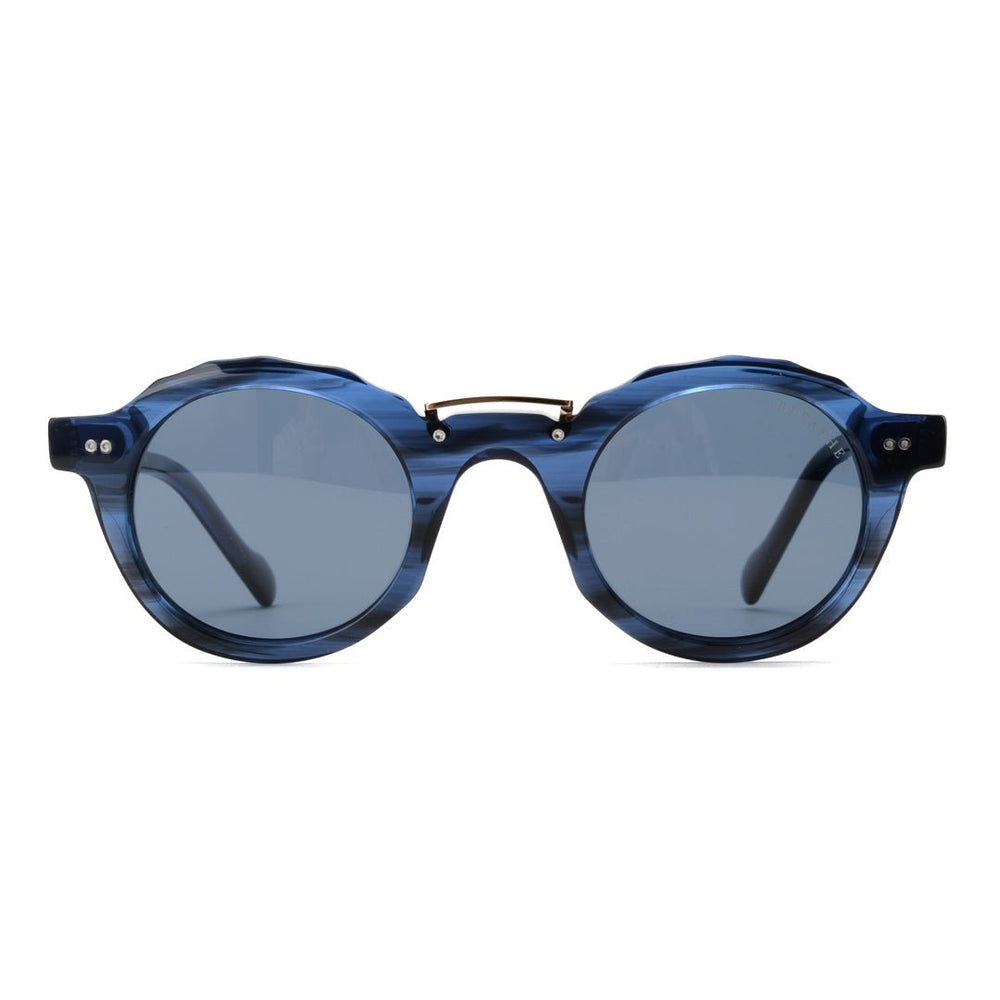 Enigma: Lunettes de soleil de luxe Bleu - Bleather Maroc