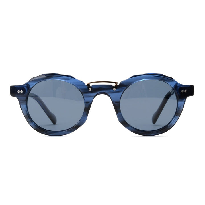Enigma: Lunettes de soleil de luxe Bleu - Bleather Maroc