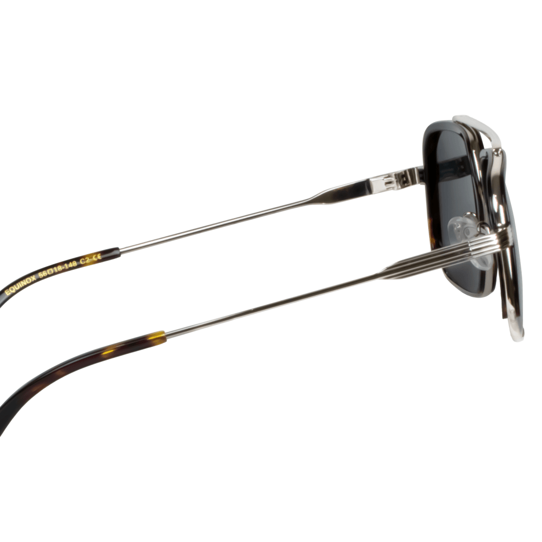 Equinox: Lunettes de soleil de luxe Havane - Bleather Maroc