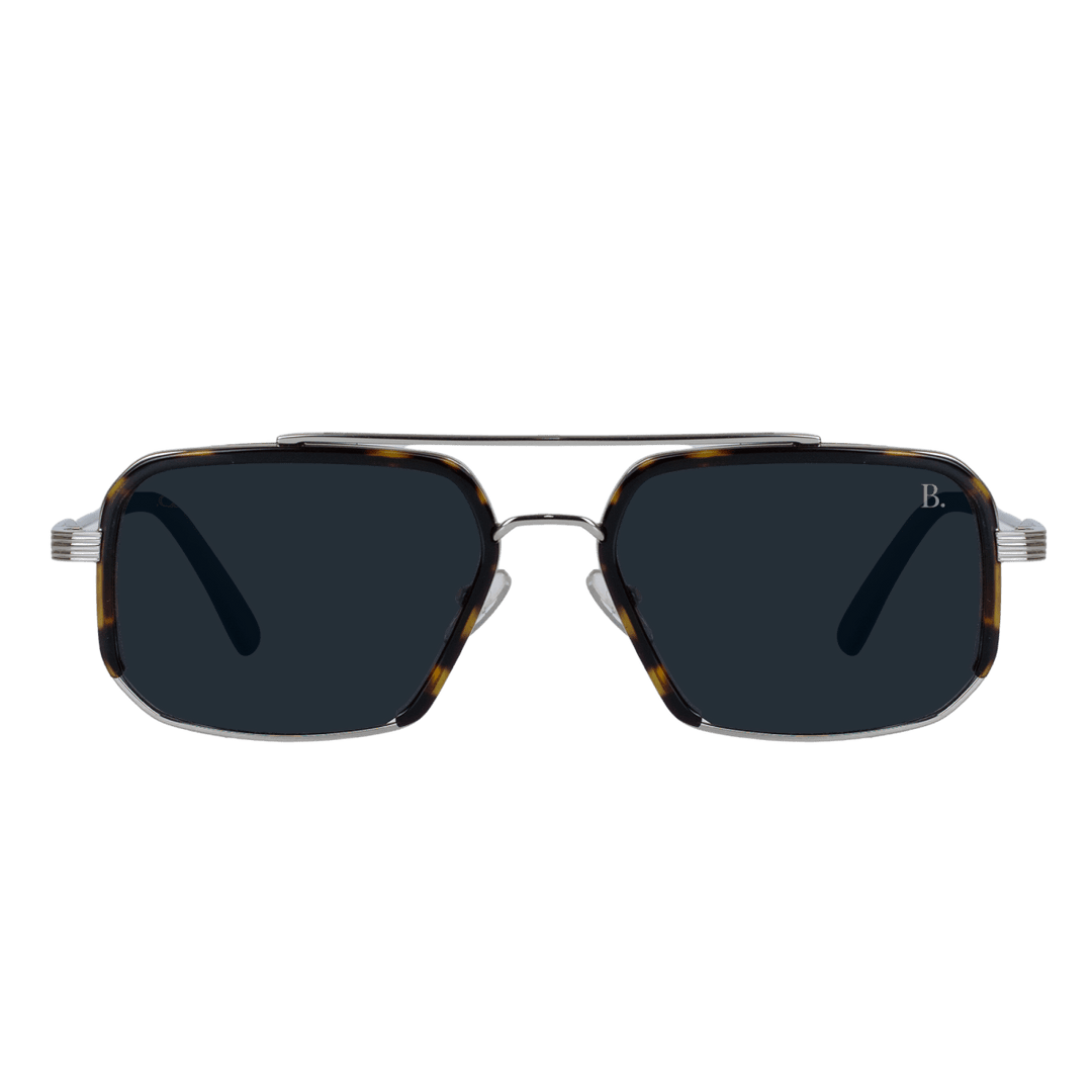 Equinox: Lunettes de soleil de luxe Havane - Bleather Maroc