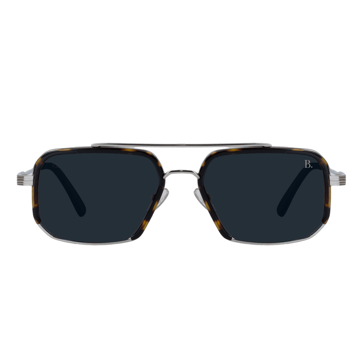 Equinox: Lunettes de soleil de luxe Havane - Bleather Maroc