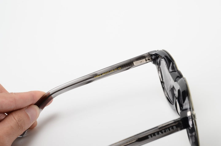 Fable: Lunettes à clips de luxe Gris - Bleather Maroc