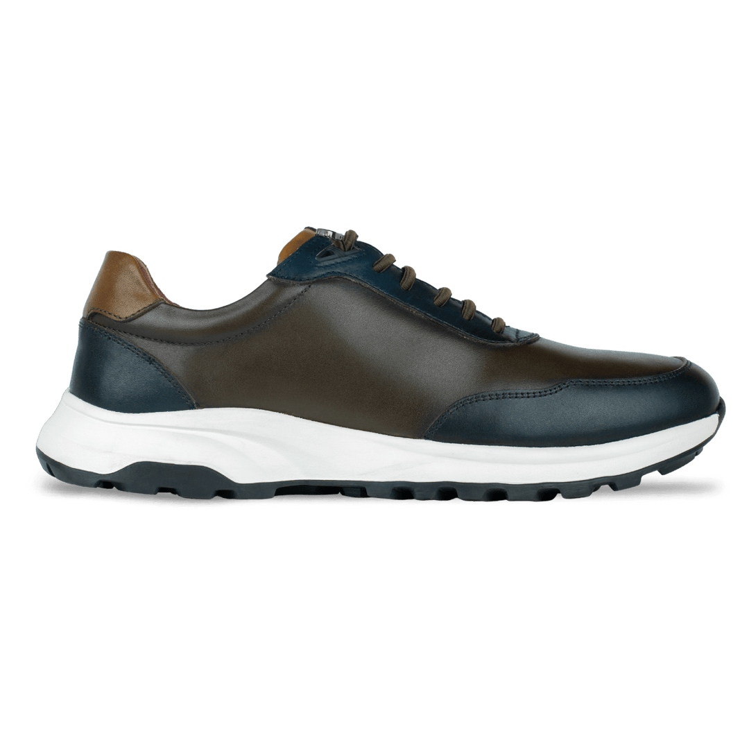 Falkner : Sneakers Homme - Cuir Marron - Bleather Maroc