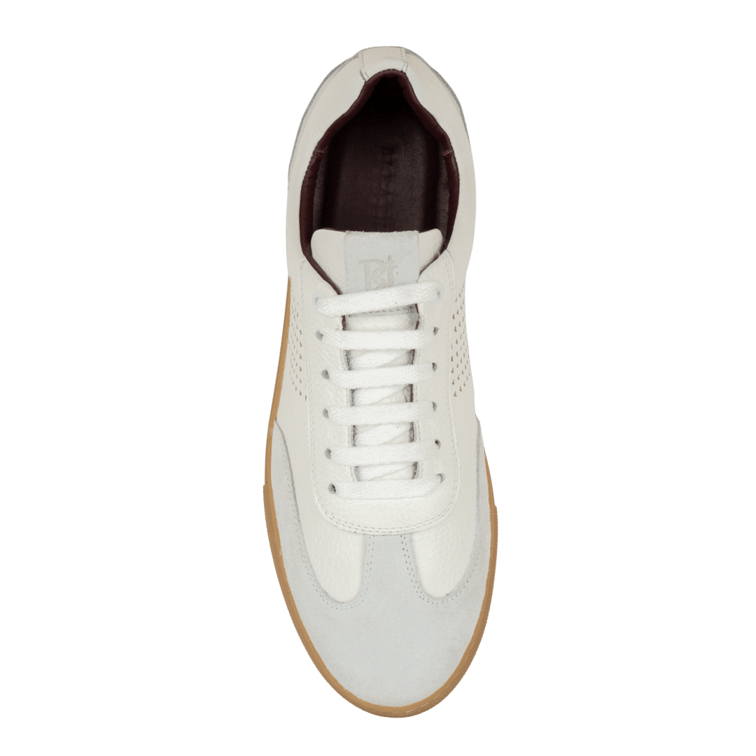 Fowler : Sneakers Homme - Cuir BLanc - Bleather Maroc