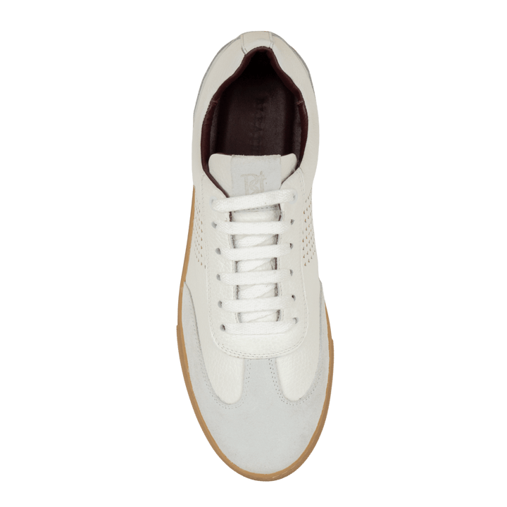 Fowler : Sneakers Homme - Cuir BLanc - Bleather Maroc