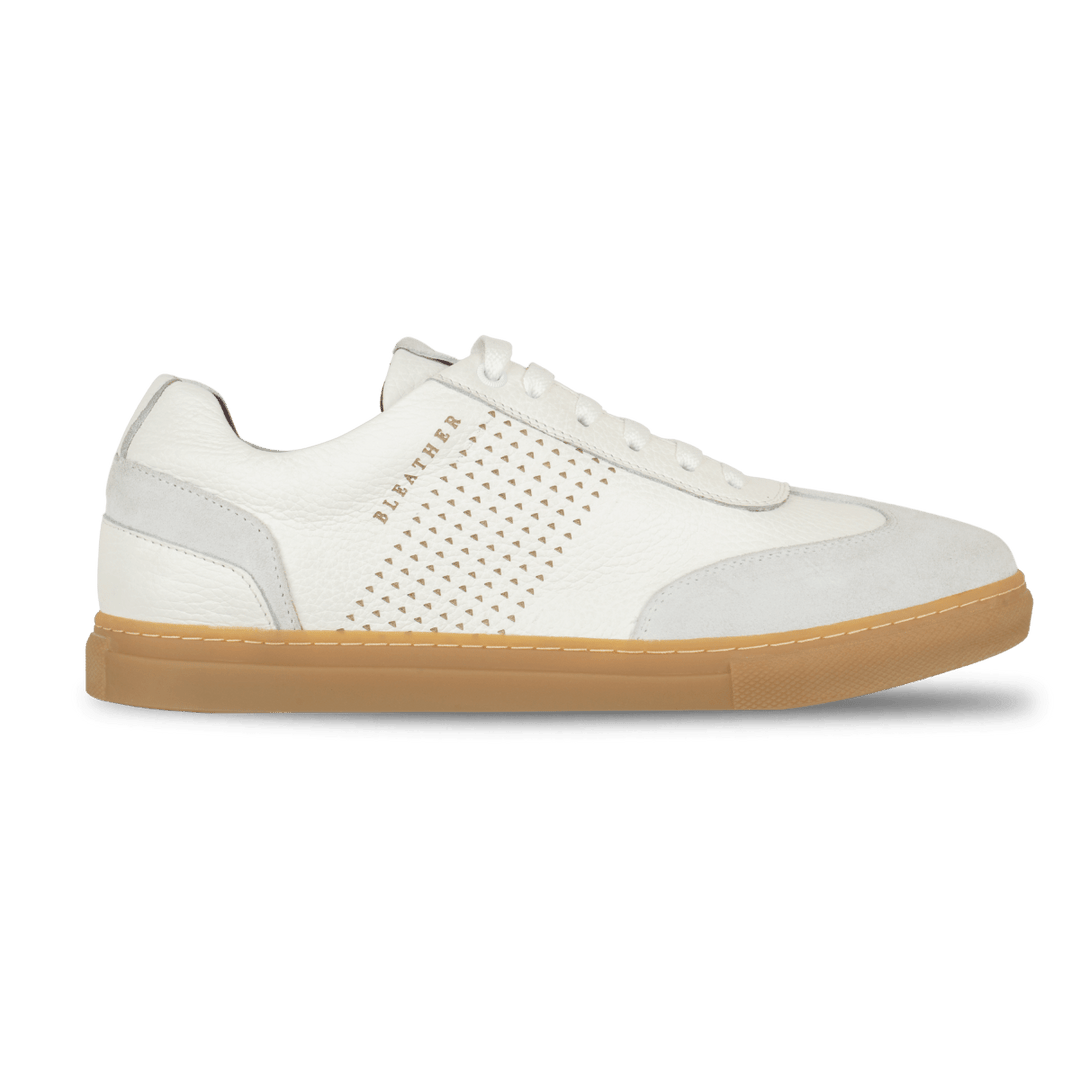 Fowler : Sneakers Homme - Cuir BLanc - Bleather Maroc