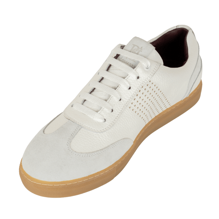 Fowler : Sneakers Homme - Cuir BLanc - Bleather Maroc