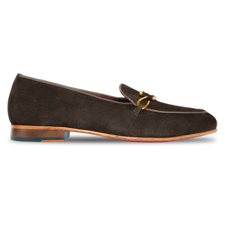 Francis: Mocassin Homme - Daim Marron - Bleather Maroc