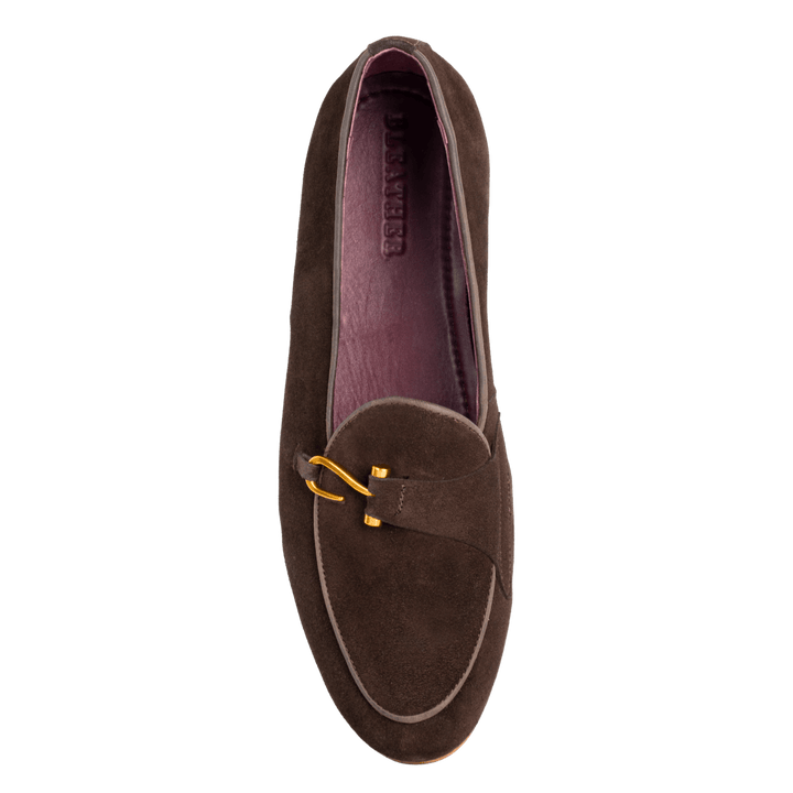Francis: Mocassin Homme - Daim Marron - Bleather Maroc