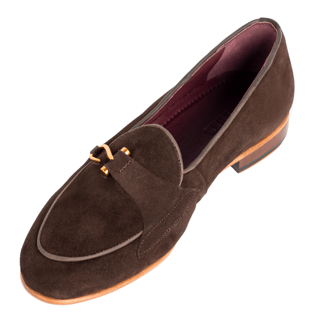 Francis: Mocassin Homme - Daim Marron - Bleather Maroc