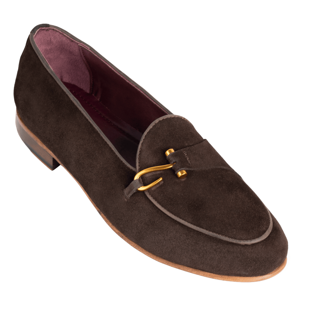 Francis: Mocassin Homme - Daim Marron - Bleather Maroc