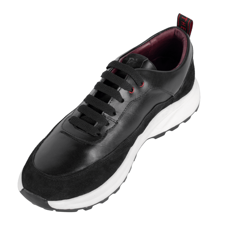 Gantz : Sneakers Homme - Cuir Noir - Bleather Maroc