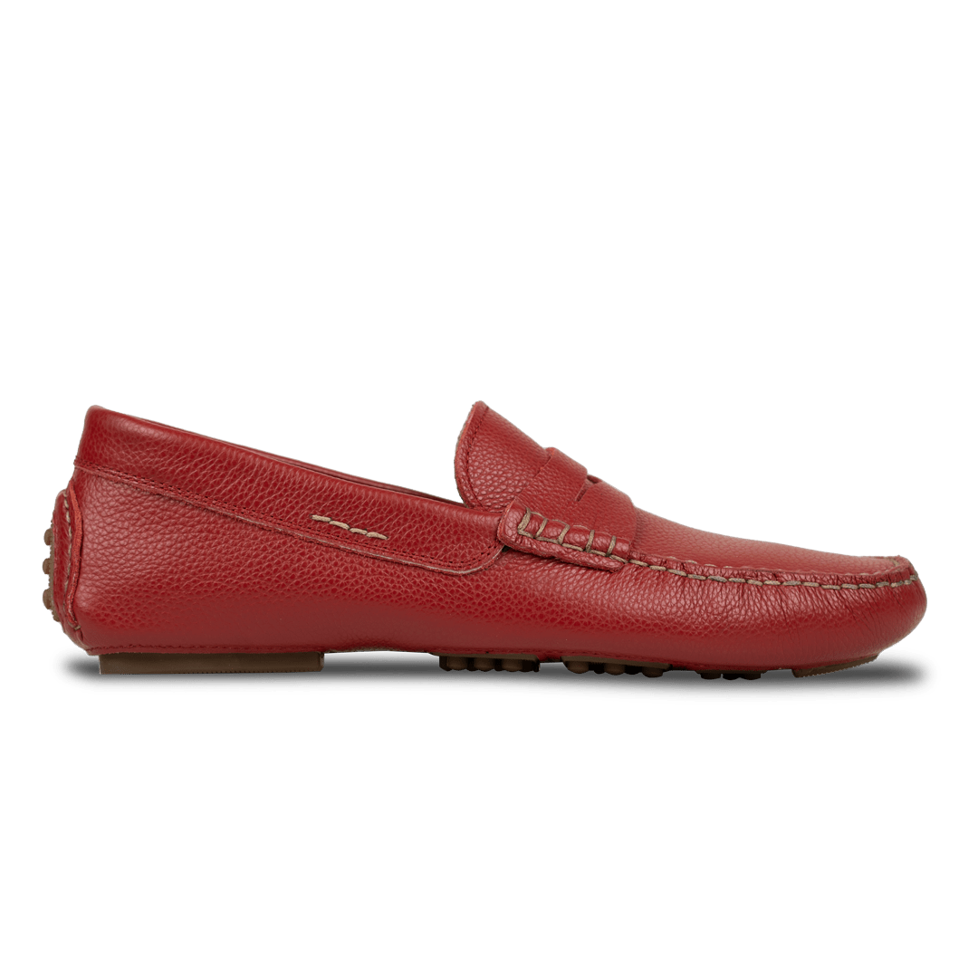 Gary: Mocassin Homme - Cuir Grenadine - Bleather Maroc