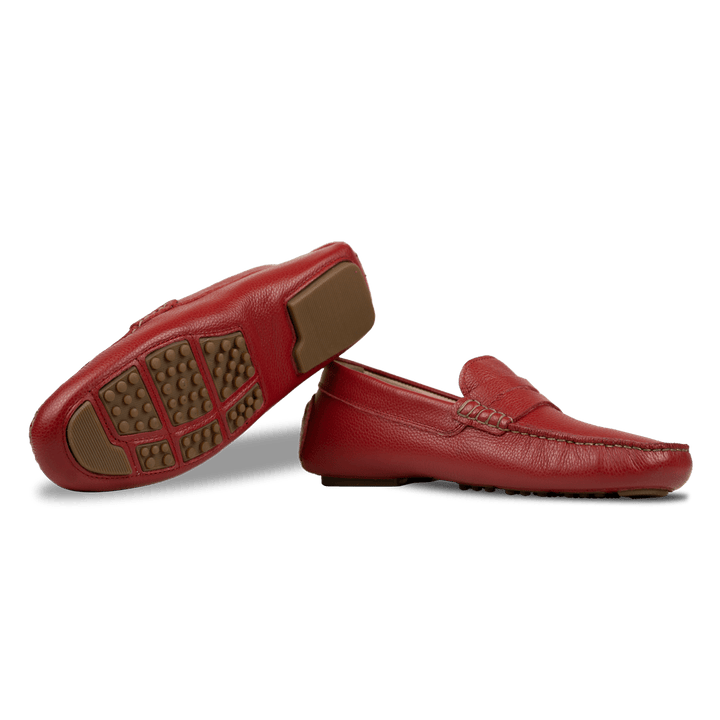 Gary: Mocassin Homme - Cuir Grenadine - Bleather Maroc