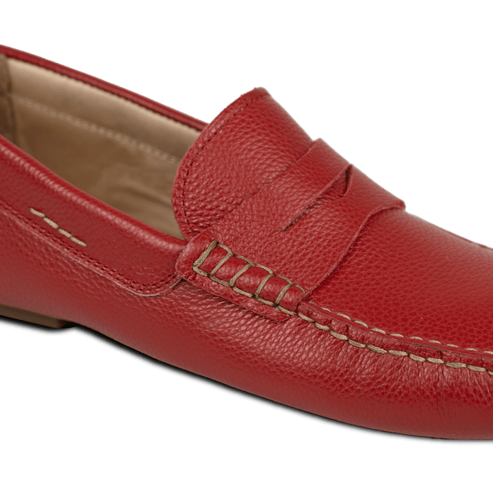 Gary: Mocassin Homme - Cuir Grenadine - Bleather Maroc