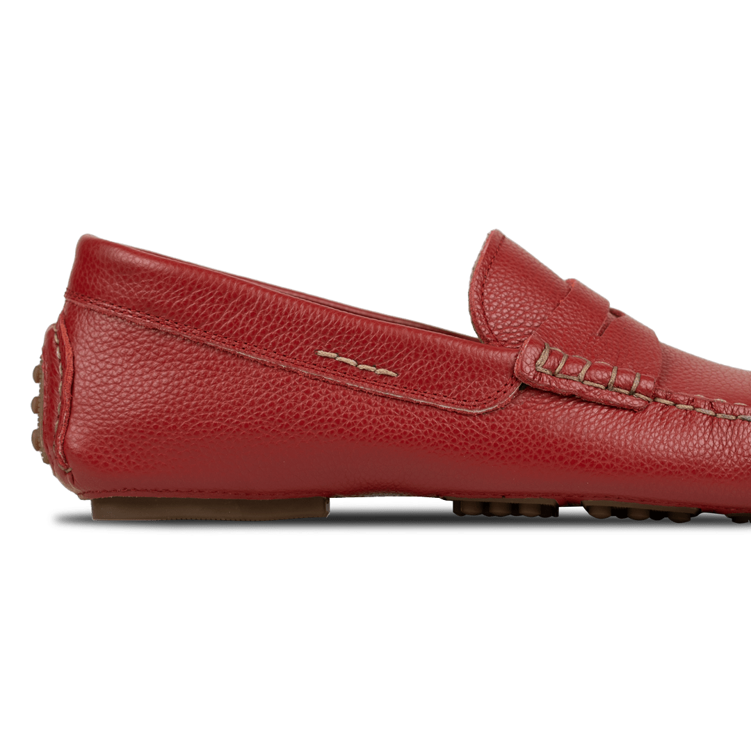 Gary: Mocassin Homme - Cuir Grenadine - Bleather Maroc