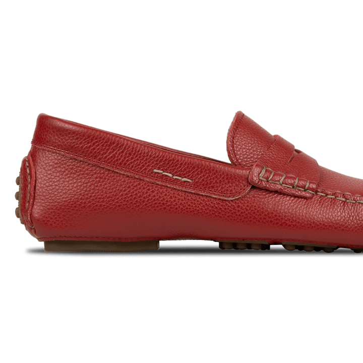 Gary: Mocassin Homme - Cuir Grenadine - Bleather Maroc