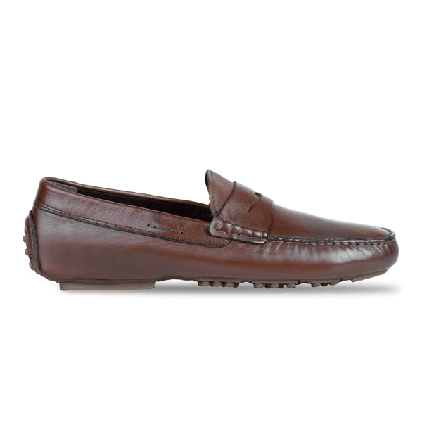 Gary: Mocassin Homme - Cuir Marron