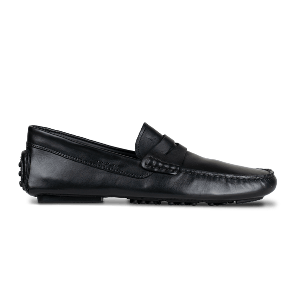 Gary: Mocassin Homme - Cuir Noir