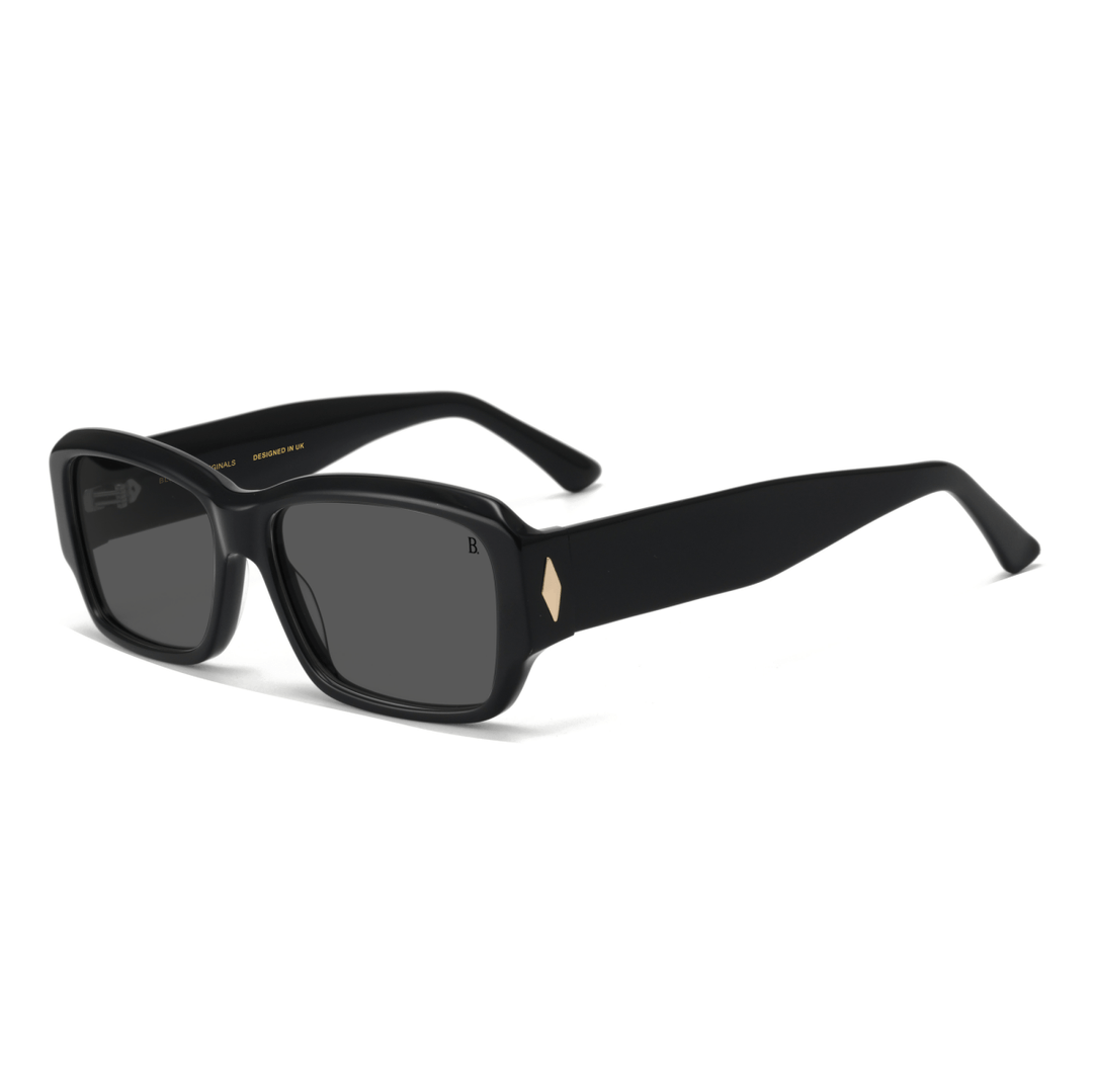 Ghost: Lunettes de soleil de luxe Noir - Bleather Maroc
