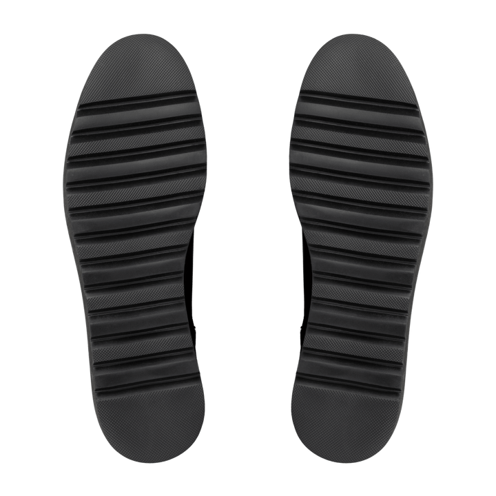 Grace: Bottines Femme - Cuir Noir - Bleather Maroc