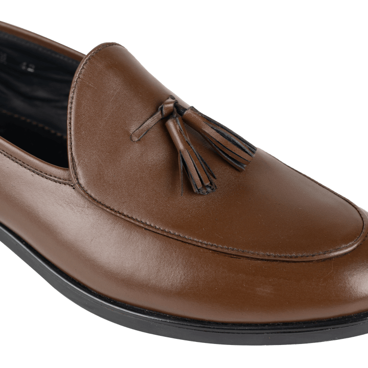 Hackney: Mocassin Homme - Cuir Marron - Bleather Maroc
