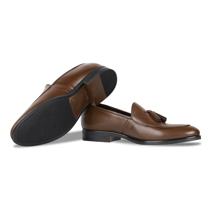 Hackney: Mocassin Homme - Cuir Marron - Bleather Maroc