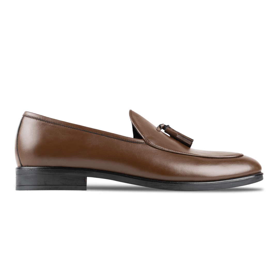 Hackney: Mocassin Homme - Cuir Marron - Bleather Maroc