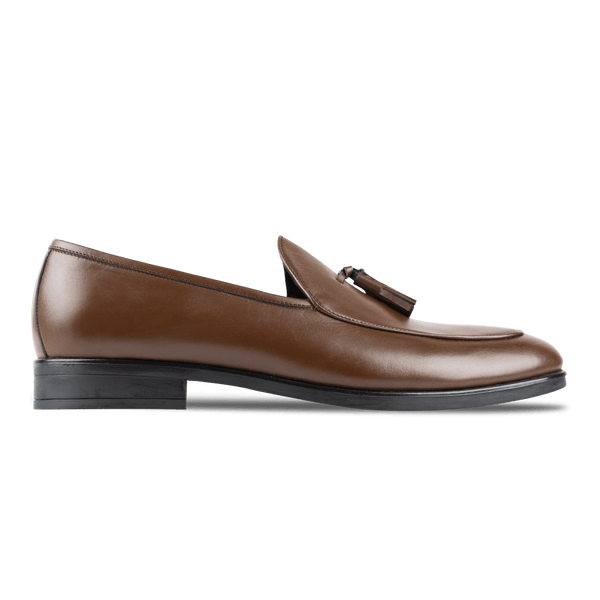 Hackney: Mocassin Homme - Cuir Marron