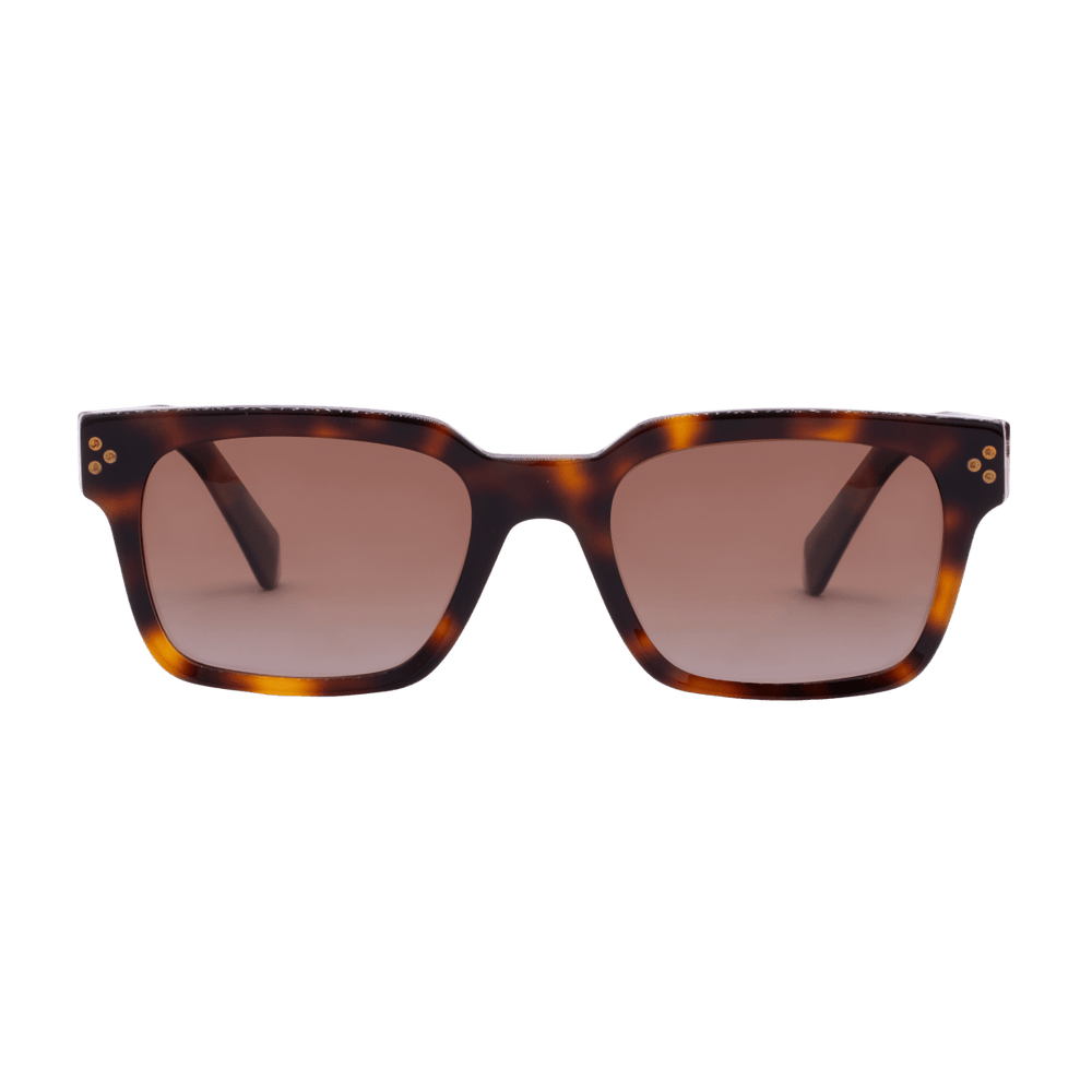 Harper A': Lunettes de soleil de luxe Mr dég/Havane - Bleather Maroc