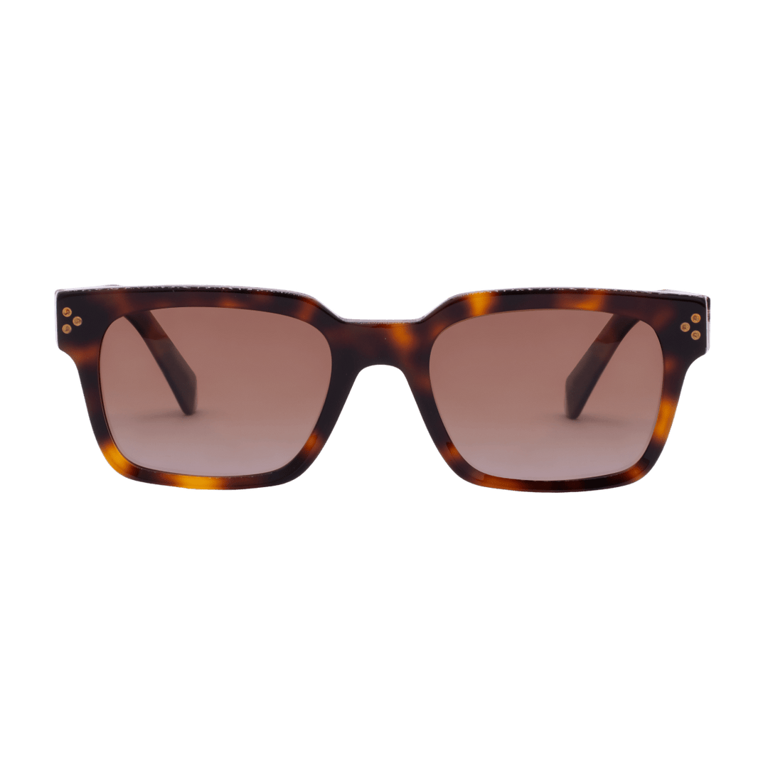 Harper A': Lunettes de soleil de luxe Mr dég/Havane - Bleather Maroc