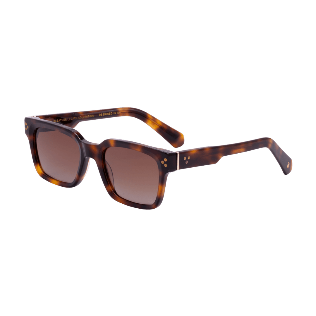 Harper A': Lunettes de soleil de luxe Mr dég/Havane - Bleather Maroc