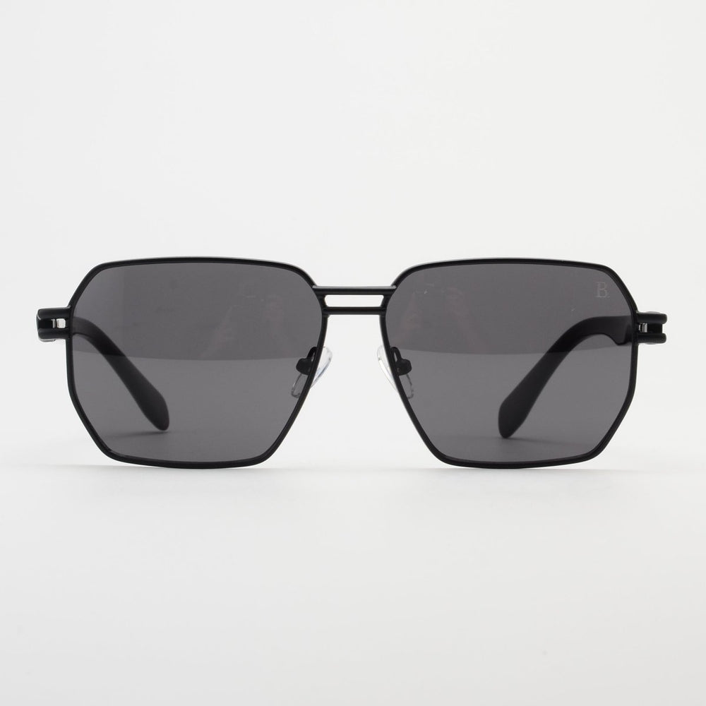 Harper M': Lunettes de soleil de luxe Noir - Bleather Maroc