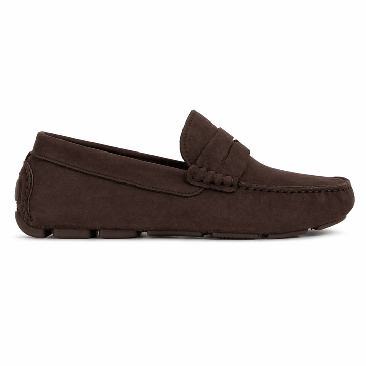 Harvey : Mocassin Homme - Nubuck Marron - Bleather Maroc