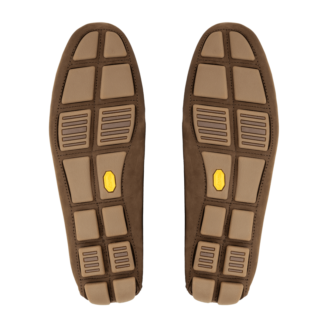 Harvey : Mocassin Homme - Nubuck Marron - Bleather Maroc