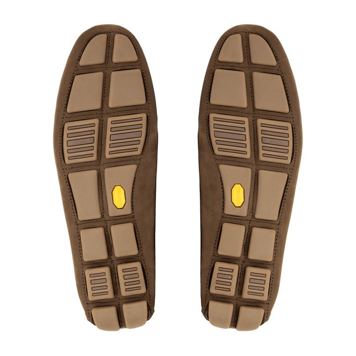Harvey : Mocassin Homme - Nubuck Marron - Bleather Maroc