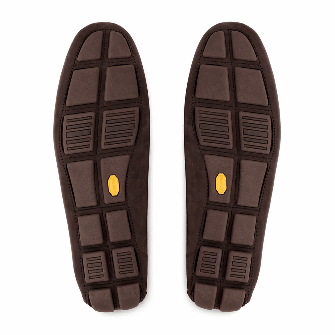 Harvey : Mocassin Homme - Nubuck Marron - Bleather Maroc