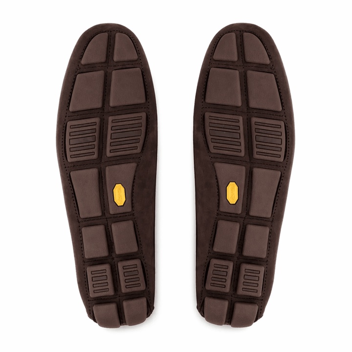 Harvey : Mocassin Homme - Nubuck Marron - Bleather Maroc