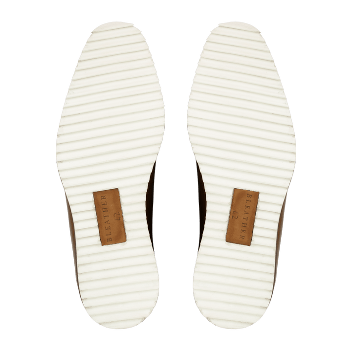 Horton : Richelieu Homme - Cuir Camel - Bleather Maroc
